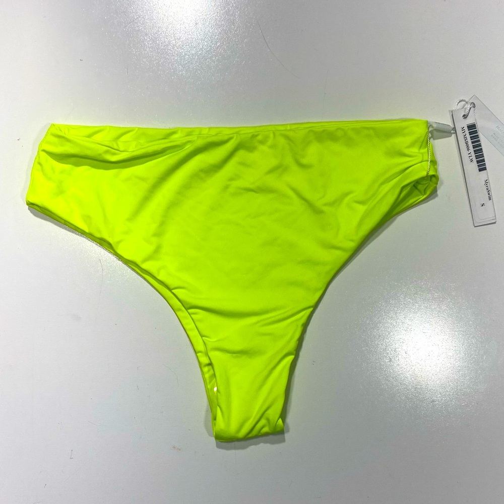 Kith Myra Swim 80% Nylon Neon Summer Sport Collection Bikini Bottom NWT S